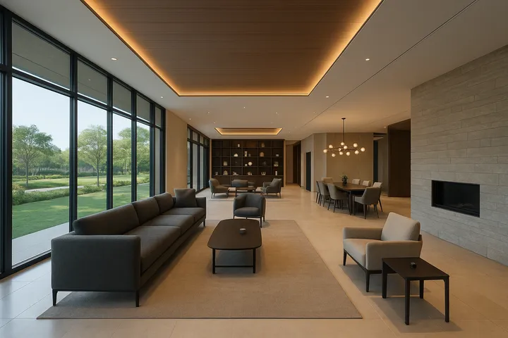 Sattva Songbird Phase 2 clubhouse area